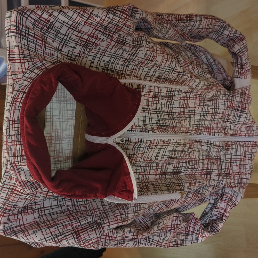 Warehouse One ladies zip up sweatshirt size Large
